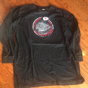 NWOT Mens 3XLT NFL/KC Chiefs Black T Shirt 🏈❤️